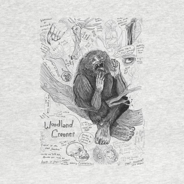 Woodland Crooner Bigfoot Study by Ballyraven